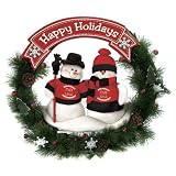 Nebraska Cornhuskers Team Snowman Wreath