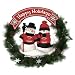 Nebraska Cornhuskers Team Snowman Wreath