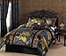Chezmoi Collection 7-Piece Black Gold Red Palace Dragon Jacquard Comforter Set, California King Size