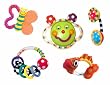 Sassy Baby's First Rattle and Teether 5 Piece Gift Set