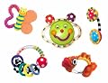 Sassy Baby's First Rattle and Teether 5 Piece Gift Set