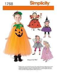 Art and Craft Supply: Simplicity 1768 Toddler and Child Costume Sewing Pattern, Size BB (4-5-6-7-8) - Simplicity Creative Inc. Patterns
