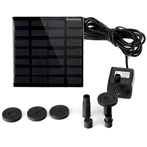 Solar pump, danibos solar power water pump panel kit submersible …