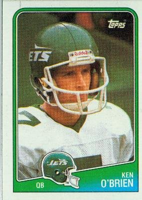 1988 Topps #302 Ken O'Brien - New York Jets (Football Cards)
