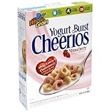 Cheerios Yogurt Burst Strawberry Cereal, 12.2-Ounce Box (Pack of 4)