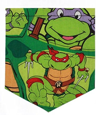 T's and Tots Men's Teenage Mutant Ninja Turtle Pocket Tank Top-Medium Black