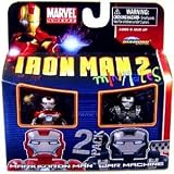 Marvel Minimates Series 35 Mini Figure 2Pack Iron Man Mark V & War Machine