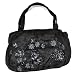 Schultertasche VELVET FLOWERS black