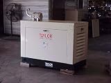 20 kW Perkins Diesel Generator with Sub-base fuel tank, Weather Cover, and Sound Attenuated