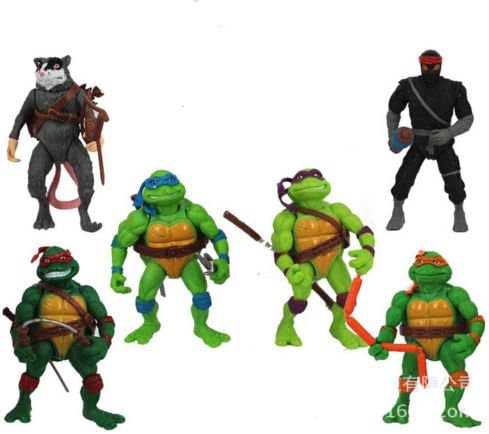 New 2012 TMNT Teenage Mutant Ninja Turtles Movability PVC Action Figures 11cm