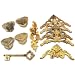 11 Clock Dial Corners Escutcheon Feet Key Spandrel Part