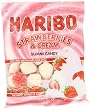 Haribo Gummi Candy, Strawberries and Cream, 5-Ounce Bags (Pack of 12)