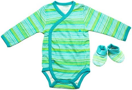 Zig Zag New Born Gift Set (Green)