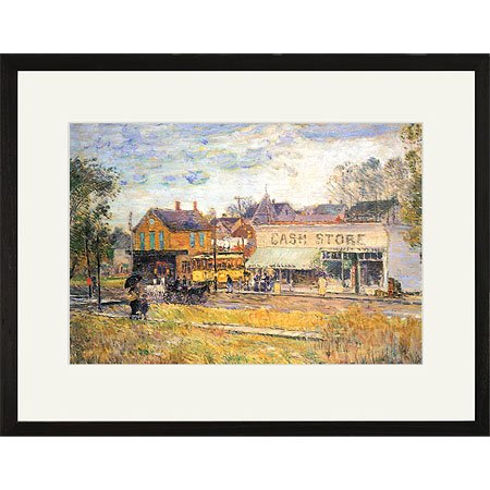Hassam End of Tram, Oak Park, Illinois Print