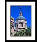 Great American Picture IS642575 Indiana Statehouse Dome Framed Photograph - Bruce Leighty