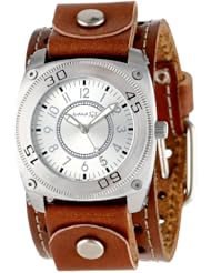 Nemesis Unisex S12BSTH Elegant Silver Round Quality Watch