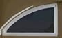 36" x 9 ft. Privacy Black Static Cling RV Window Film