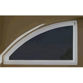 36" x 9 ft. Privacy Black Static Cling RV Window Film