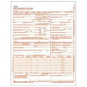 Adams CMS-1500 Health Insurance Claim Forms for Laser Printers, OCR Printing, 8.5 x 11 Inches, 250... by 