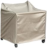 Budge English Garden Extra Small Outdoor Chair Cover P1A02PM1, Tan (31 H x 30 W x 27 D)