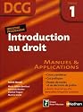 Introduction au droit Epreuve 1 - DCG - Manuel et applications