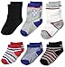 Fruit of the Loom Boy's 6 Pack Crews and Ankle Socks