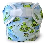 Bummis Super Whisper Wrap: Froggy Pond Medium (15-30lbs)
