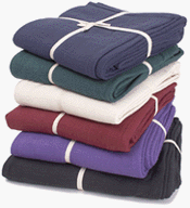 YogaAccessories (TM) Deluxe Cotton Yoga Blanket without Tassels