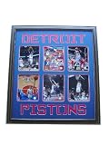 Encore Select 341-BSKDET2007 2007 Detroit Pistons Includes Six 8 in. x 10 in. Photographs in a 30 in. x 34 in. Deluxe Photograph Frame
