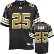 Reggie Bush Jersey: Reebok Alternate Replica #25 New Orleans Saints Jersey