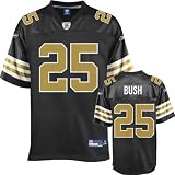 Reggie Bush Jersey: Reebok Alternate Replica #25 New Orleans Saints Jersey