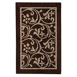 Home Scroll Rug - Brown (20x32")