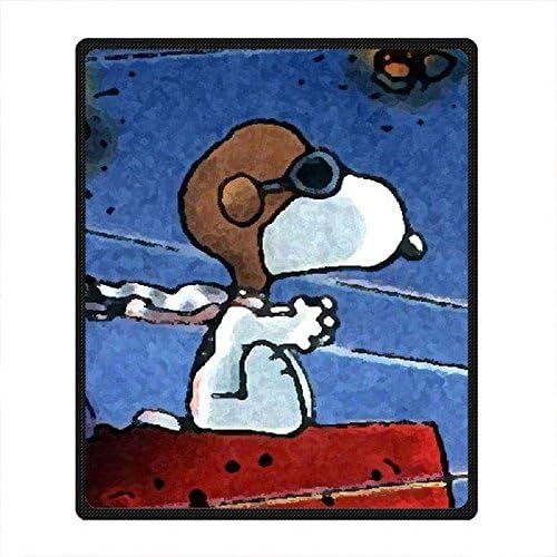 Needyou Personalized Snoopy Fleece Throw Blanket 50" x 60"