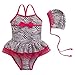 Vivobiniya Toddler Girls One-Piece Swimsuits Zebra Baby Girl Swimsuit 3-7T