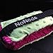 Nonods Car Seat Head Support/headband Green/pink