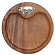 Wood Pig Mini Round Cutting Board 8" D Set/2