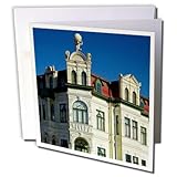 Danita Delimont - David Wall - Buildings - Historic Hohenzollern Building 1906, Swakopmund, Namibia, Africa. - 12 Greeting Cards with envelopes (gc_187866_2)