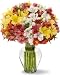 100 Blooms of Peruvian Lilies with Hourglass Vase