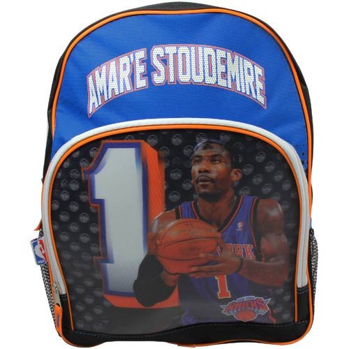 New York Knicks #1 Amar'e Stoudemire Youth 3D Backpack