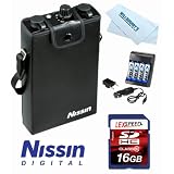 Nissin NDP300N NDP300 NDP300-N Power Pack Pro 300 Battery for Nikon + Charger + 16GB Kit
