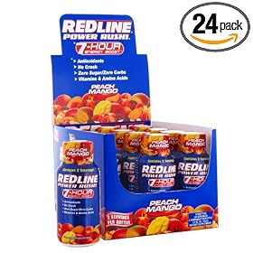 VPX REDLINE Power Rush 7hr Energy Shot Beverage, Peach Mango, 2.5-Ounce Bottles... by Vpx Sports / Redline