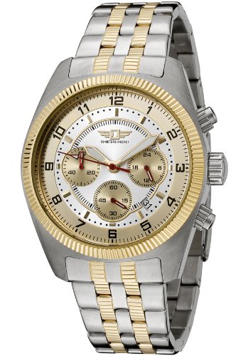 I By Invicta Men's 70800-004 Chronograph Two-Tone Stainless Steel Watch