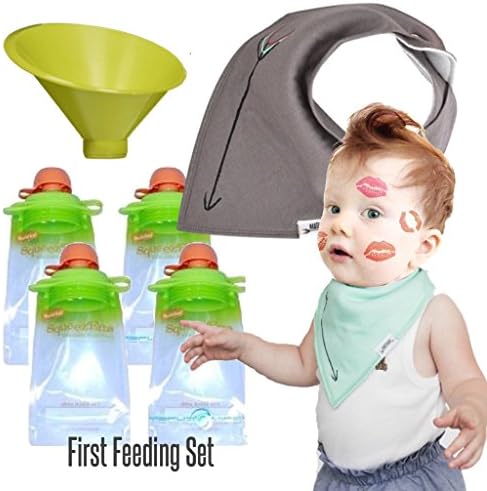 For Homemade Healthy Baby Food. Prepare Ahead For Busy Parents. Reusable Food Pouches (BPA Free), Fill Funnel &amp; MatiMati Drool Bib. Complete With Baby's First Food Guide e-Mailed to You.