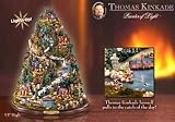Thomas Kinkade Tranquil Mountain Village Tabletop Tree: Nature-Themed Home Decor by The Bradford Exchange