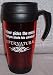 SUPERNATURAL TV Series " CAKEHOLE " Red Travel MUG