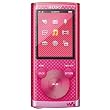 Sony NWZ-E454P Walkman MP3-/Video-Player 8 GB (5.1 cm (2 Zoll) LC-Display, FM-Tuner, USB 2.0) pink