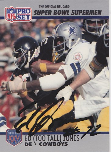 Ed " Too Tall " Jones signed autographed Pro Set Card Dallas Cowboys w/ COA at Amazon.com