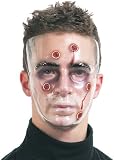Wounded Face with Bullet Holes Mask Adult
