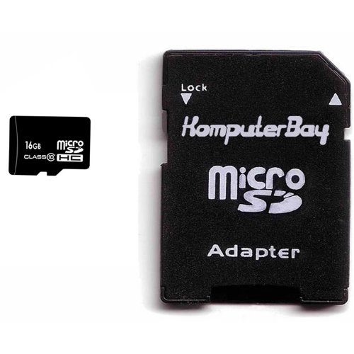 Komputerbay 16gb Class 10 Microsdhc High Speed Memory Card With Komputerbay Sd Adapter Picture