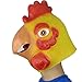 Monstleo Deluxe Novelty Halloween Costume Party Latex Animal Head Mask Chicken